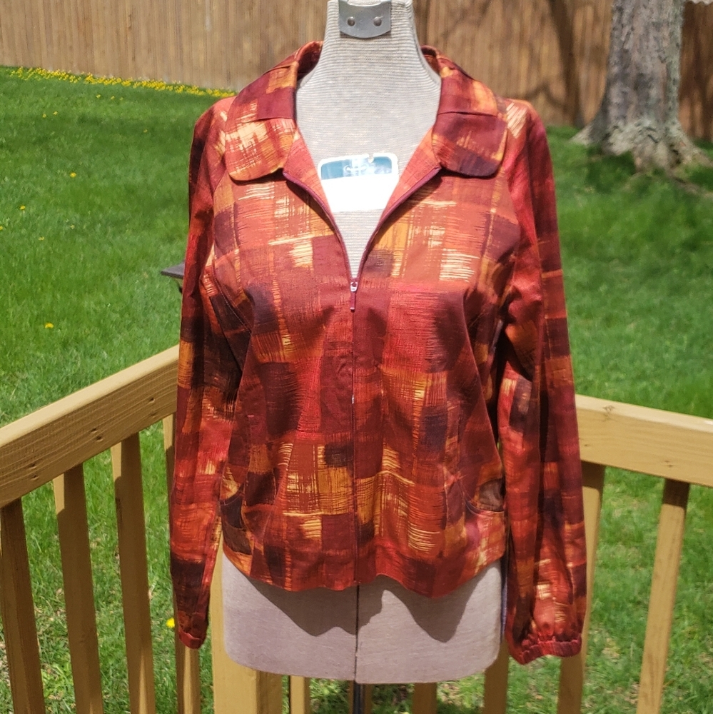 Abstract Pendleton Lightweight Jacket Sz Medium - image 2